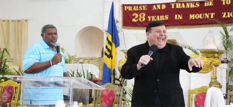 Mount Zion's Missions Inc Barbados Foursquare Church hosts Pastor Enrique Villalba 2023