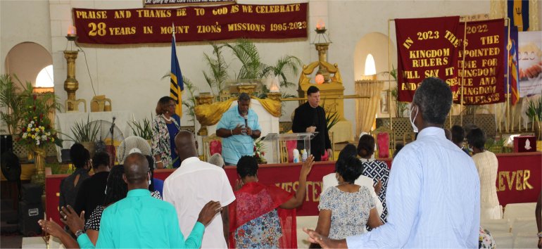 Mount Zion's Missions Inc Barbados Foursquare Church hosts Pastor Enrique Villalba 2023