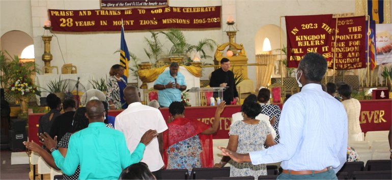 Mount Zion's Missions Inc Barbados Foursquare Church hosts Pastor Enrique Villalba 2023