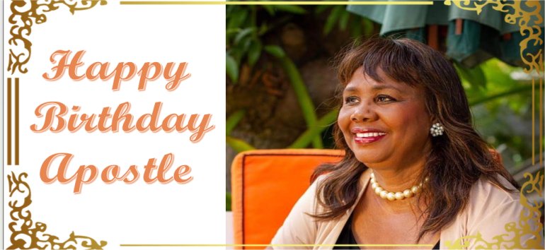 Happy Birthday Apostle Lucille founder of Mount Zion's Missions Inc Barbados  Foursquare Church 2023