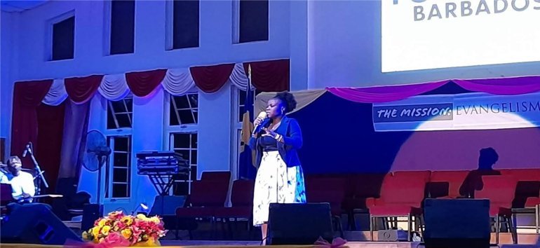 Apostle Cindy Meeks guest speaker at Barbados Youth Fest 2023 in Bridgetown Barbados