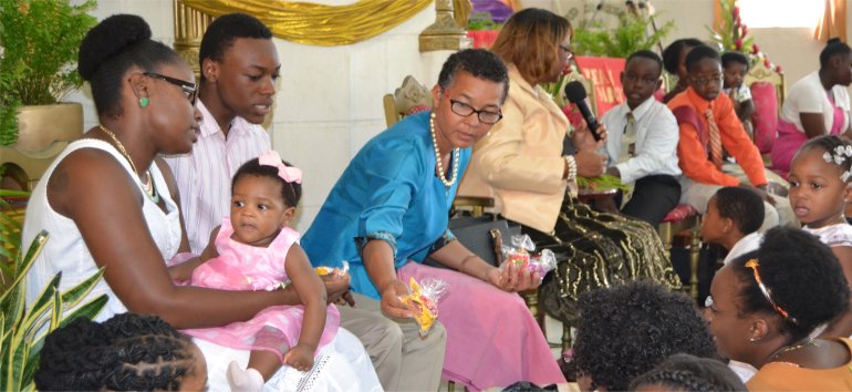 Mount Zion's Missions Inc Barbados Foursquare Church founded by Apostle Lucille Baird hosts Easter Bonnet parade 2016