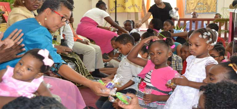 Mount Zion's Missions Inc Barbados Foursquare Church founded by Apostle Lucille Baird hosts Easter Bonnet parade 2016