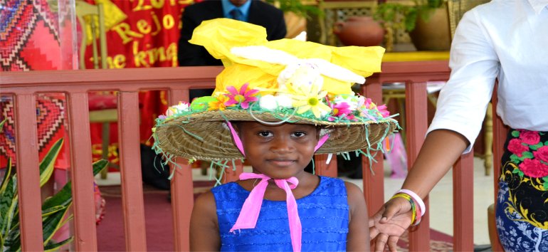 Mount Zion's Missions Inc Barbados Foursquare Church founded by Apostle Lucille Baird hosts Easter Bonnet parade 2016