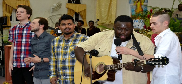 Pacific Life missionaries visit Barbados church Mount Zion's Missions Inc Barbados Foursquare Church founded by Apostle Lucille Baird