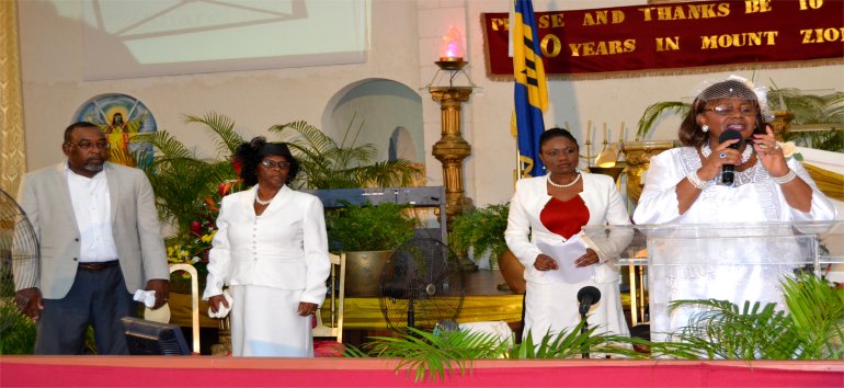 Mount Zion's Missions Inc Barbados Foursquare Church founded by Apostle Lucille Baird